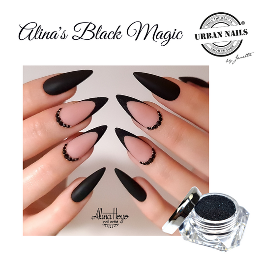 UN Alina Glitter Black Magic