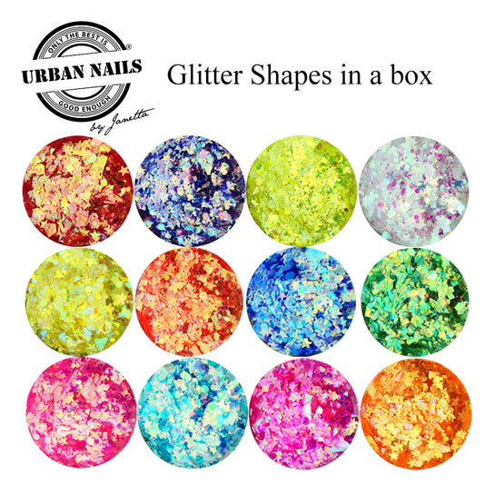 UN Glitter Shape in a box