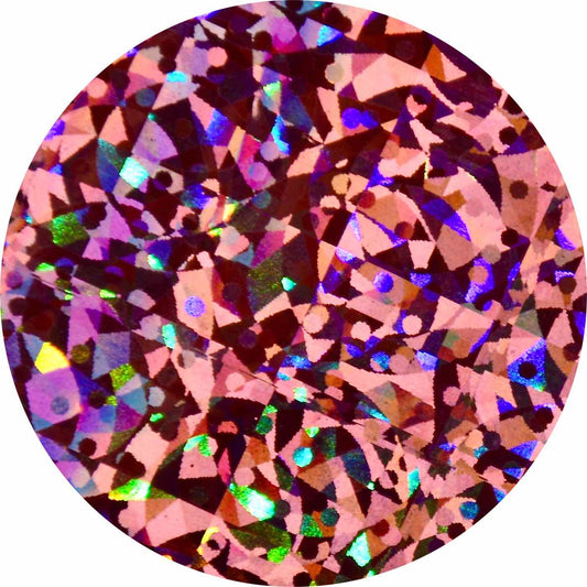 UN Pure Foil 55 Roze multi glitter